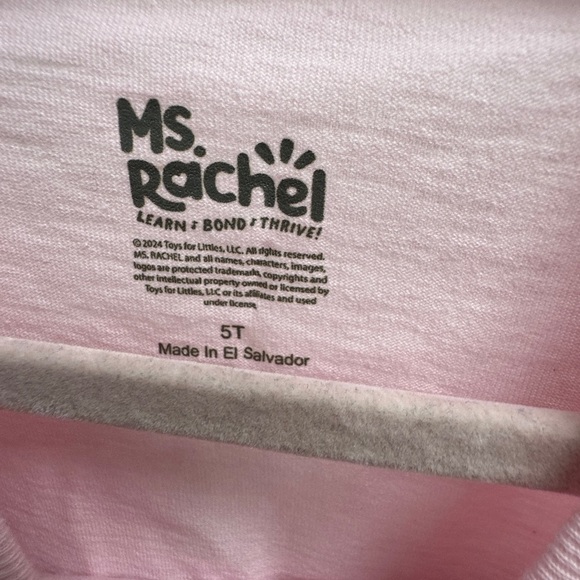 NWT Ms. Rachel 5T Girls Short Sleeve Shirt Blouse - Picture 5 of 6